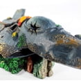 thumbnail image 6 of Penn-Plax Deco-Wrecks Blue Plane Coral Scape Aquarium Decor – Large Resin, 6 of 8