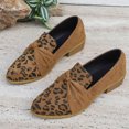 thumbnail image 5 of YOUYEDIAN Loafers for Women Pointed Toe Fashion Slip On Versatile Block Heel Shoes Casual Comfy Leopard Print Dress Shoes, 5 of 5