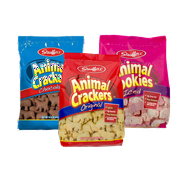 Stauffer's Original, Chocolate & Iced Animal Crackers, Variety 3-Pack