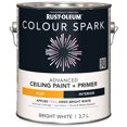 thumbnail image 1 of Rust-Oleum Colour Spark™ Paint + Primer, Ceiling Flat, White 3.7 L, 1 of 2