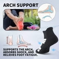 thumbnail image 7 of Mqamex No Show Socks for Men, Moisture Wicking Athletic Socks with Arch Support, 6 Pairs Sizes 6-13, 7 of 7