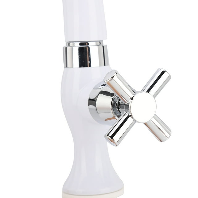 Kitchen Faucet, Handle Cold Faucet with Plastic Nozzle, G1/2 Thread, 8.0Mpa Pressure, 20mm Connector for Kitchen