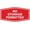 Red, variant on Signs ByLITA Fancy No storage permitted Sign - Laser-Engraved Lettering | Durable ABS Plastic | Vibrant Colors | Powerful Foam Tape Sign (Red) - Small