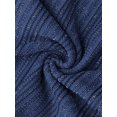 thumbnail image 6 of DARING DIVA Women's Plus Ruffle 3/4 Sleeve V Neck Loose Fit Blouse 4X Navy Blue, 6 of 6