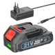 thumbnail image 1 of ingenio determinado de la batería del reemplazo de la herramienta eléctrica de la batería de litio recargable 21V y del adaptador de batería, 1 of 5