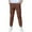 Brown, variant on Boys Cotton Linen Pants Lightweight Breathable Beach Pants Joggers Pull-On Casual Outfits with Elastic Waist 4-12 Years