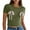 Army Green, variant on Cilsoka Summer T Shirts for Women 2025 Graphic Tops for Women Plus Size Graphic Tees for Women Vintage 90S Dressy Blouses for Women Elegant Evening Petite