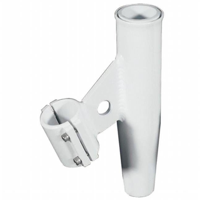 Clamp-On Rod Holder - White Aluminum