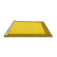 thumbnail image 2 of Ahgly Company Machine Washable Indoor Rectangle Solid Yellow Modern Area Rugs, 8' x 12', 2 of 4