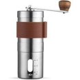 thumbnail image 1 of Portable Coffee Maker Coffee Machine Hand Crank Coffee Maker 304 Stainless Steel Grinder Grinder (Silver), 1 of 5