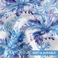 thumbnail image 6 of Alishomtll Blue White Snowflake Christmas Curtains Blackout Room Darkening Window Drapes Holiday Xmas Party Decor, 52" x 63"L, 2 Panels, 6 of 6