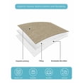 thumbnail image 5 of Quilts Queen Size, Brown Geometric Soft Comforter Bedding Set for Bed, White Greek Key Design Burlap Modern Art Lightweight Quilted Bedspread with Pillow Cover(2 Pieces) for All Season, 90x96 Inch, 5 of 6