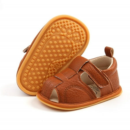 

Infant Baby Boys Girls Sandals Soft Sole Non Slip Toddler Prewalker Crib Summer Outdoor Walking Shoes
