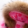 thumbnail image 5 of Ruyang Baby Boys Camouflage Snowsuit Toddler Girls Winter Warm Heart Graphic Jumpsuit Faux 𝐅𝐮𝐫 Hooded Zipper 𝐎nesie, 5 of 6