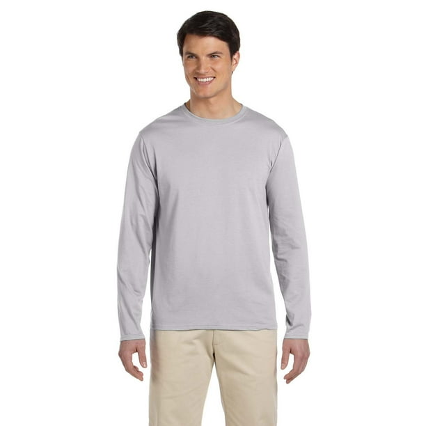 Gildan - The Gildan Adult Softstyle 45 oz Long Sleeve T-Shirt - SPORT ...