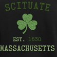 thumbnail image 3 of CafePress - Scituate Massachusetts Irish Women's Dark Pajamas - Women's Short Sleeve Print T-Shirt and Pants Dark Cotton Pajama Set, 3 of 7