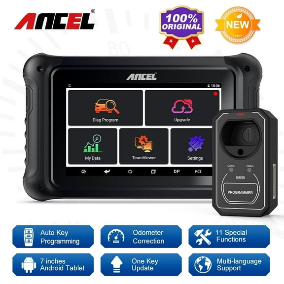 ANCEL DP500 OBD2 Scanner Mileage Correction Odo-meter Key Fob Program-ming Adjustment