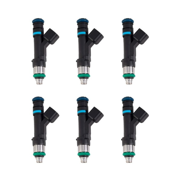 TRQ Fuel Injector Set of 6 Kit for Dodge Jeep Ram Mitsubishi Pickup 3.7L FIA60328 Fits select: 2004-2005,2007-2012 JEEP LIBERTY