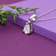 thumbnail image 5 of 0.75 Carat Moissanite Diamond E Color VS1 Clarity Brilliant Cut 925 Sterling Silver Solitaire Women Valentines Day Gifts Necklace, 5 of 8