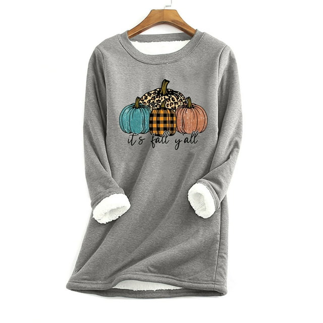 Hauts Mode Décontractée pour Femmes Manches Longues Col Rond Blouses & Chemises Chandail en Molleton pour Femmes en Liquidation