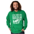 thumbnail image 5 of St Patricks Day I'm With Irish Hoodie Sweatshirt Women Men Brisco Brands S, 5 of 6