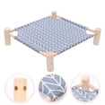 thumbnail image 4 of Shisuyan Durable Pet House Rectangular Fashion Pattern Pine Wood 1Pack, 4 of 8