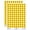 Yellow, variant on Steaming Coffee Mug Doodle 200+ Round Stickers - Yellow - Gloss Finish - 0.50" Size