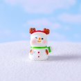 thumbnail image 3 of YAOMOBB Long-lasting Christmas Ornament Add Holiday Cheer with 2Pcs Christmas Bear Ornament Mini Cartoon Santa Claus Snowman Tree Gift Box Solid Resin Desktop Decorations, 3 of 7
