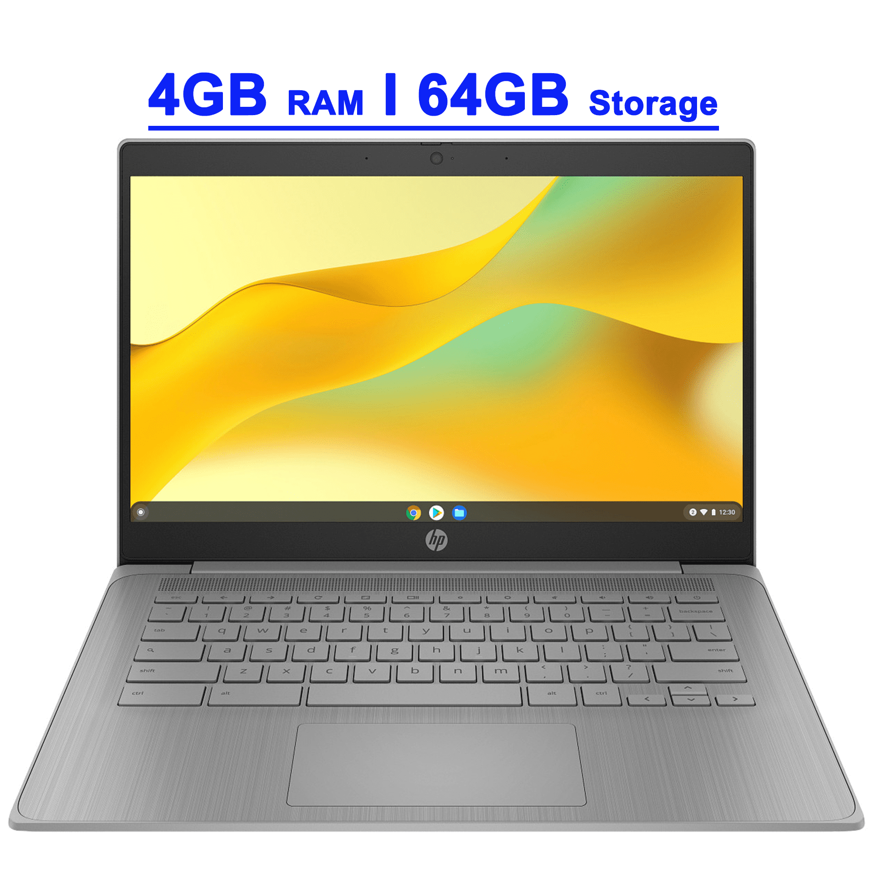 HP, Chromebook 14-Inch HD Laptop, Ceramic White, N4000 Processor