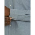 thumbnail image 5 of Chaps Men's and Big Men's Seacoast Wash Long Sleeve Oxford Woven Shirt, Sizes S-3XL, 5 of 8