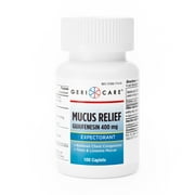 Gericare Mucus Relief Guaifenesin Expectorant 400 Mg Ct 100 Ct, 4-Pack