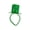 D, variant on St. Patrick's Day Headband Green and Gold Irish Festival Hairband with Shamrock Clover and Top Hat Plastic Party Hair Accessory for Adults Holiday Parade Decor 9.06 x 8.66 inches