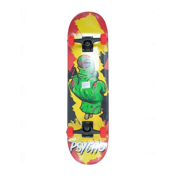 Patineta semiprofesional marca Psycho diseño dedo Psycho Dedo