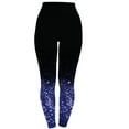 thumbnail image 2 of Guluxicc Womens Flare Leggings High Rise Tummy Control Yoga Pants Casual Bell Bottom Pants, Blue, S, 2 of 3