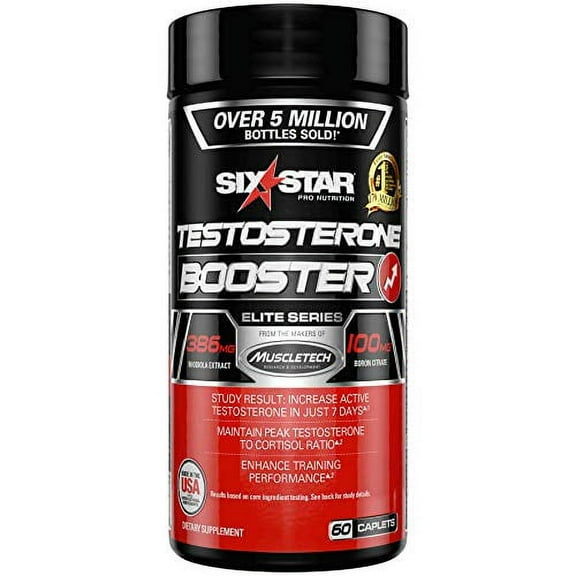 Testosterone Booster for Men | Six Star Pro Nutrition | Test Booster for Men | Extreme Strength   Enhances Training Performance   Scientifically Researched | Test Boost Supplement, 60 Pills