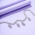 thumbnail image 2 of Sonducket Collar de aleación con signo de dólar para mujer, elegante reemplazo de diamantes de imitación para banquete, gargantilla Type3 NO3, 2 of 6