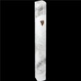 thumbnail image 1 of Art Judaica 23040 15 cm Aluminum Mezuzah 3D Painted Cover, White Marvel, 1 of 1