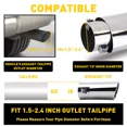 thumbnail image 3 of Vehicle Decoration With Stainless Steel Exhaust Tips, High Durability Wear Resistant Exhaust Tips With Innovative Design And Easy To Install Bolt On Chrome Plated Tips, 3 of 5