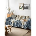 thumbnail image 3 of Palm Tree Beach Couch Cover for 2 Cushion Couch, Watercolor Botanical Seaside Washable Love Seat Sofa Covers Slipcover, Throw Sofa Covers for Pets, Furniture Protector 71"x102", 3 of 9