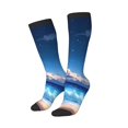 thumbnail image 3 of Salouo Starry Night Ocean View Print Women's Men's Ankle Socks 1-pack Casual Athletic Socks for Unisex Adult Moisture-Wicking Socks for Daily Wear/Running/Sport, 3 of 8