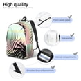 thumbnail image 5 of Balery Tropical Summer Palm Vintage Canvas Backpack for Men and Women - Large Capacity, Durable Travel Laptop Bag for School, Work, Hiking, and Outdoor Activities, 5 of 7