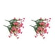 thumbnail image 4 of Flores artificiales Injueey plástico resistentes a los rayos UV ramo imitación crisantemo salvaje, 4 of 6