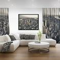 thumbnail image 2 of Design Art Architecture And Colors of New York Framed Canvas Art Print, 2 of 5