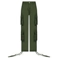 thumbnail image 7 of JJHGVB Wide Leg Jeans Straight Denim Jeans Baggy Jeans Daily Casual Wear palazzo pants Summer Jumpsuit Jeans for Women Long Casual Pants Vintage Jeans Casual Lounge Classic Green S, 7 of 7
