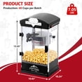 thumbnail image 3 of Enyopro Popcorn Machine, 10oz Kettle Popcorn Machine with Warming Deck, Countertop Popcorn Popper for Movie Theatre, Parties, Red, 3 of 7