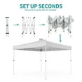 thumbnail image 4 of [US IN STOCK] Canopy Tent,Heavy Duty Pop up Tents for Parties,Portable Folding Instant Canopy Tent with Roller Bag,Bonus ,Ez Up Outdoor Canopies, 4 of 5