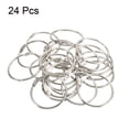 thumbnail image 3 of Unique Bargains 2' OD 1.8' ID Loose Leaf Rings Binder Ring Steel for Book DIY Scrapbook Notebook, Silver 24 Pack, 3 of 5