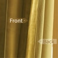 thumbnail image 5 of PHOENIGON Velvet Solid Color Metal Grommets Room Darkening Curtain Panels (Set of 2 ), 5 of 14
