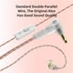 thumbnail image 5 of Cateissary Auriculares intrauditivos con Cable desmontable de 3,5mm, auriculares con cancelación de ruido para teléfono, auriculares dinámicos de 2 pines Electrónica Negro con micrófono, 5 of 6