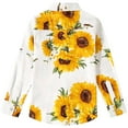 thumbnail image 2 of SSLR Big Boys Cotton Casual Button Down Long Sleeve Shirt Floral Shirt, 2 of 7